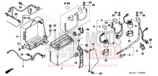 BATTERIE GL1800A5 de 2005